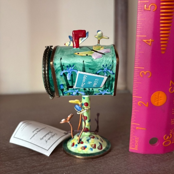 Kelvin Chen Enamel and Copper Stamp Holder, Signed & Numbered - Picture 7 of 10